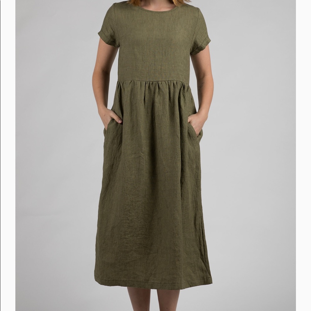 Pyne & Smith MODEL NO.17 FERN STRIPE LINEN